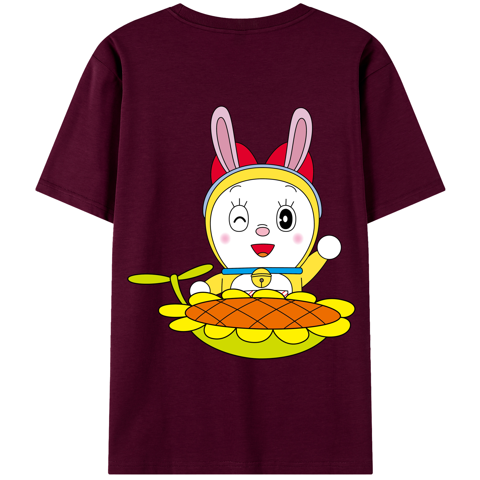 （画像用） ドラえもん ドラミ Doraemon Dorami レディース半袖Tシャツ(バックプリント)